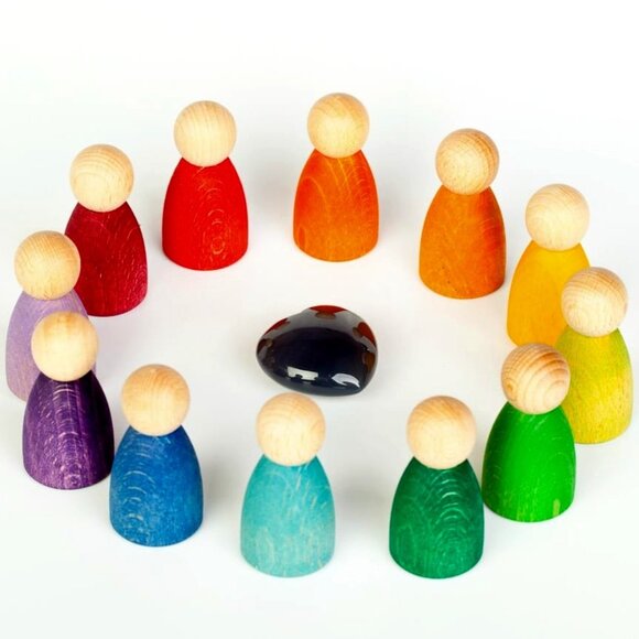 NWT Grapat Wooden Toys 12 Nins - Picture 1 of 4